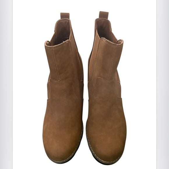 Universal Thread Women's Amalia Style Cognac Brown Wedge Fashion Boots Size 9.5M - Picture 8 of 8